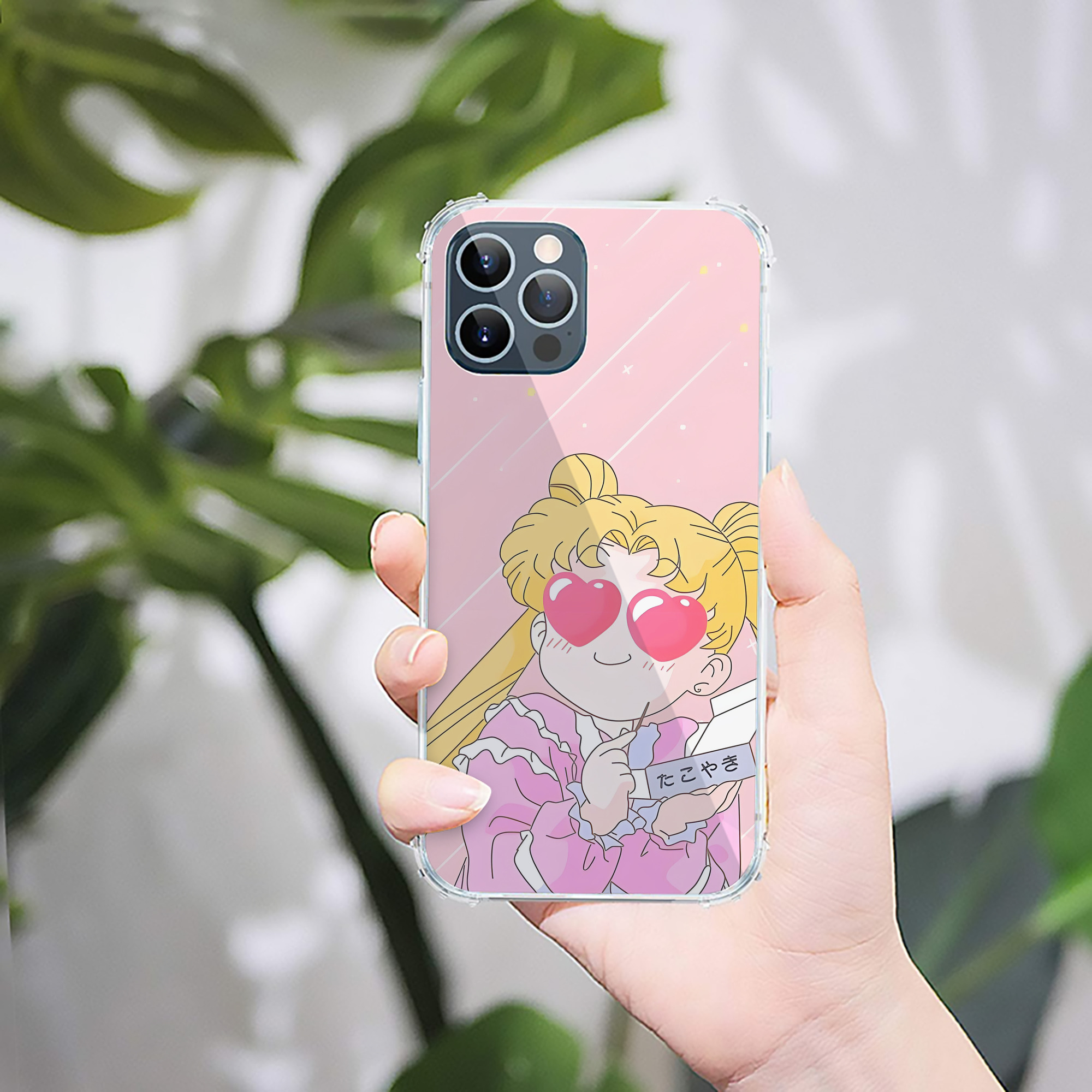 （画像用） 美少女戦士セーラームーン Sailor Moon 【iPhone 12シリーズ対応】透明スマホケース（クリアソフトケース）